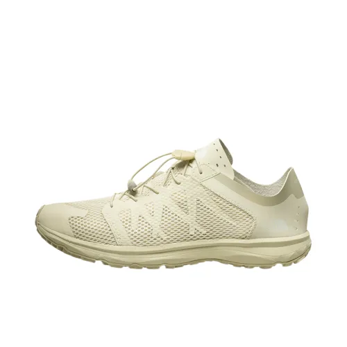 THE NORTH FACE Cushioning Abrasion Resistant Breathable Grip Low top Hiking Shoes Men's White