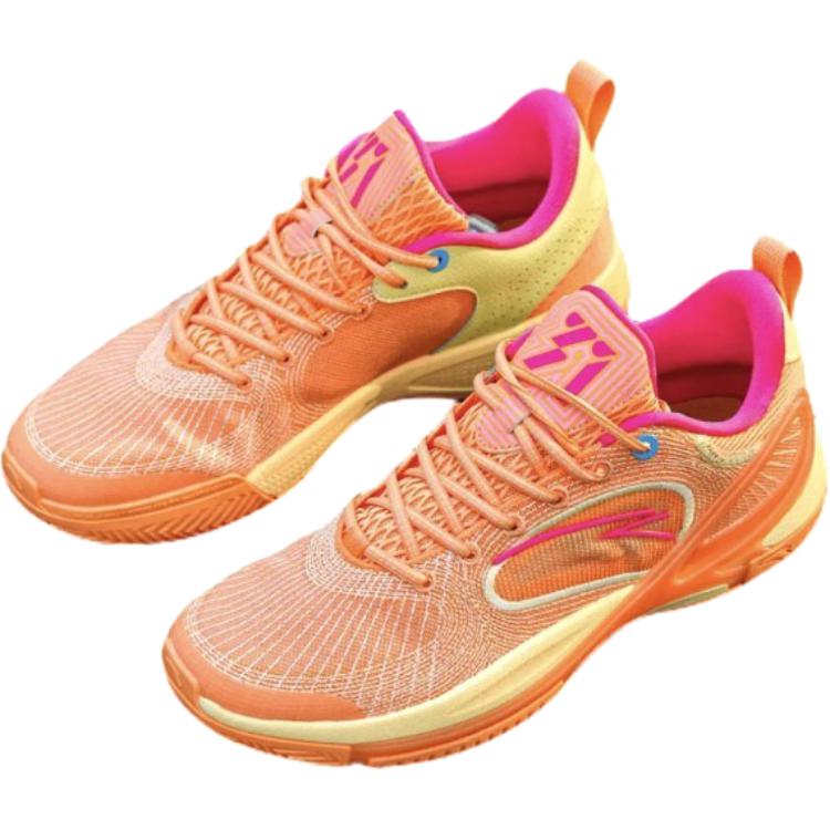 Anta Abrasion Resistant Coverage Low top Basketball Shoes Men’s Orange