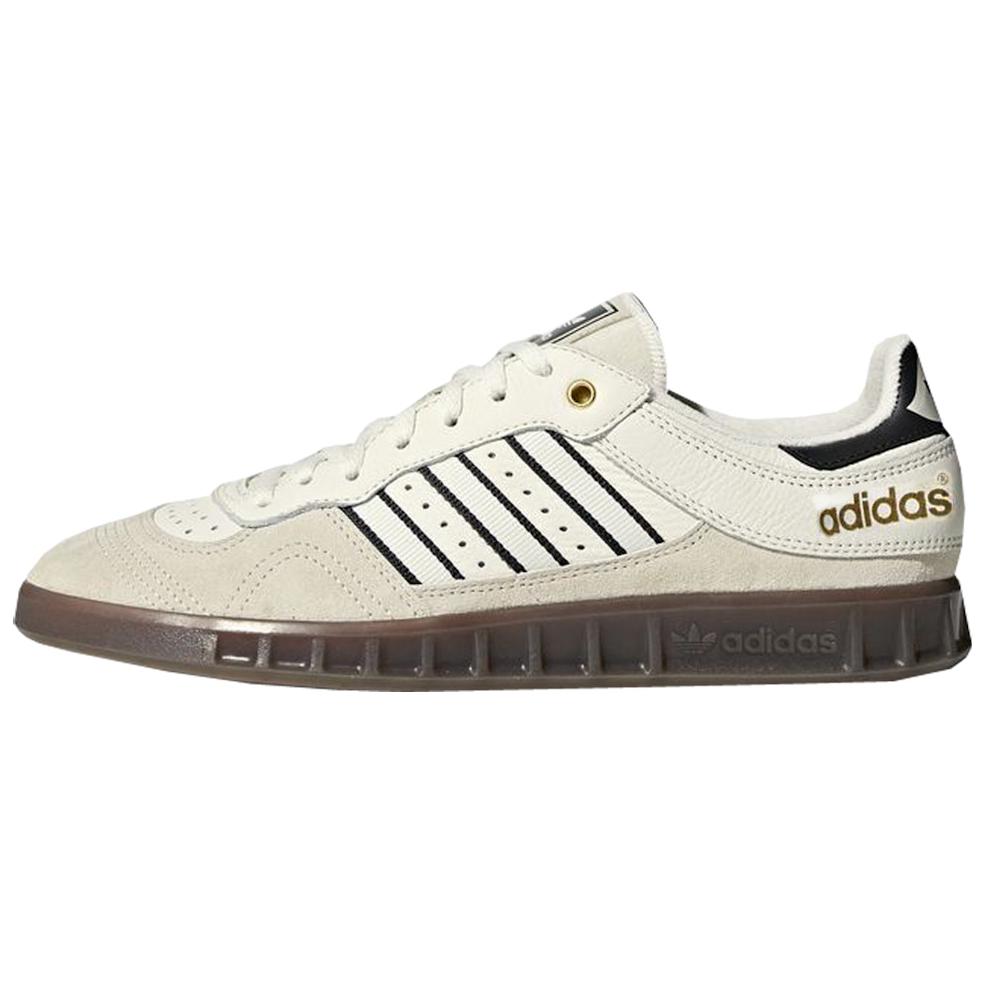 Мужские кеды adidas Oyster Handball Top (бежево-черные) — фото 1