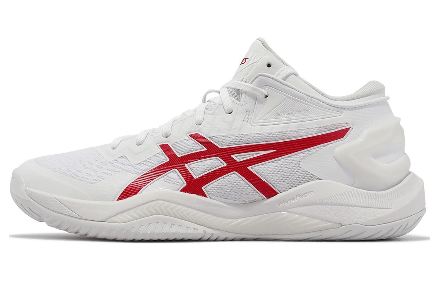 Кроссовки ASICS Gel-Burst 27 (бело-красные)