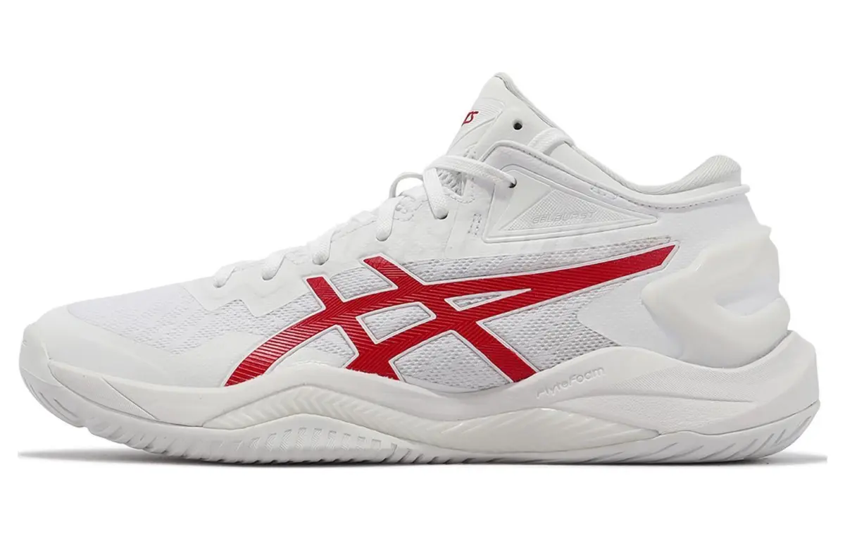 Asics Gel Burst 27 White Classic Red