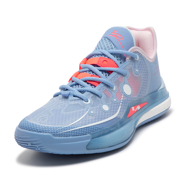 361° DVD2 SE Reverse Game Ready Cushioning, Wear Resistant Low top Basketball Shoes Men’s Blue Pink