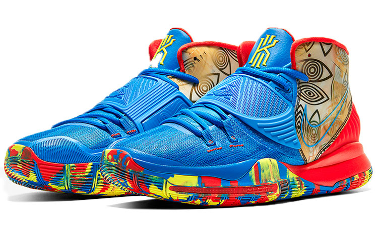 Кроссовки Nike Kyrie 6 (синий) — фото 3