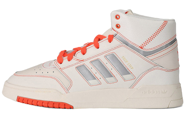 Кеды adidas originals Drop Step (бело-оранжево-серые) — фото 1