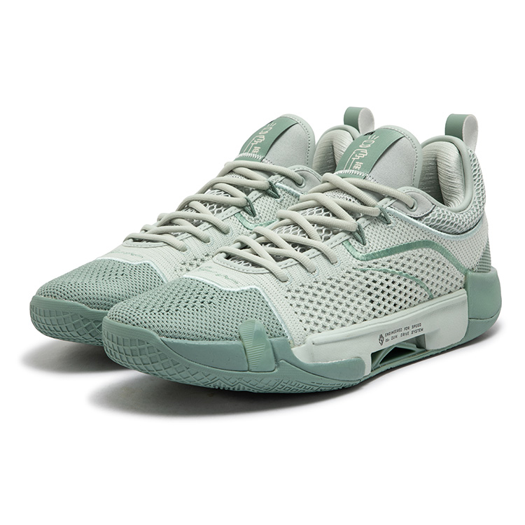 361° DVD3 Slip Resistant, Abrasion Resistant, Breathable Low top Basketball Shoes Men’s Mint Gray Green