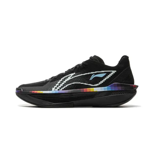 Li Ning ULTRALIGHT Cushioning Slip Resistant Abrasion Resistant Lightweight Rebound Grip Low top Basketball Shoes Men's