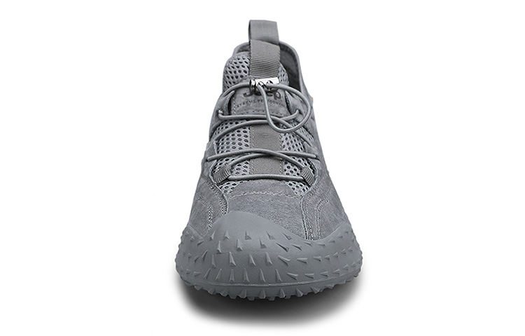 Jeep Textile, Leather Abrasion Resistant Breathable Low top Outdoor Shoes Men’s Gray