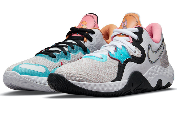 Кроссовки Nike Renew Elevate 2 "Space Jam" (серый / синий / розовый) — фото 3