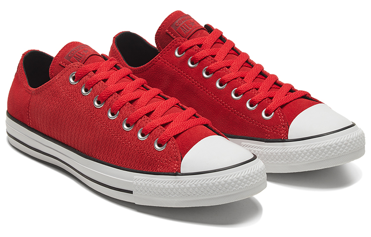 Кеды Converse Chuck Taylor All Star (красно-белые) — Красный / белый — фото 3