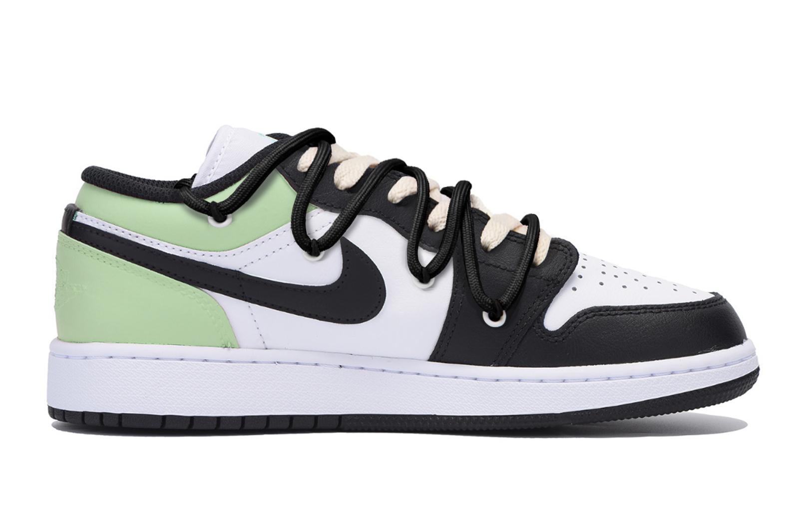 Jordan Air Jordan 1 Vintage Basketball Shoes Men’s Low Top Black Green