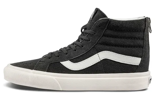 Vans Unisex SK8 High Top Sneakers Grey Charcoal Grey