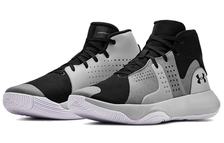 Мужские кроссовки Under Armour Under Armour (черно-серебряные) — фото 3