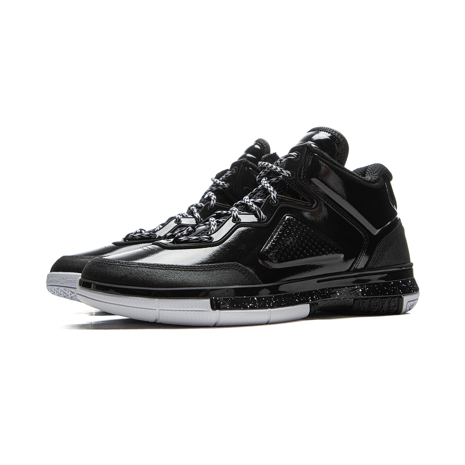 Li Ning WOW 1 Basketball Shoes Men’s High Top Black