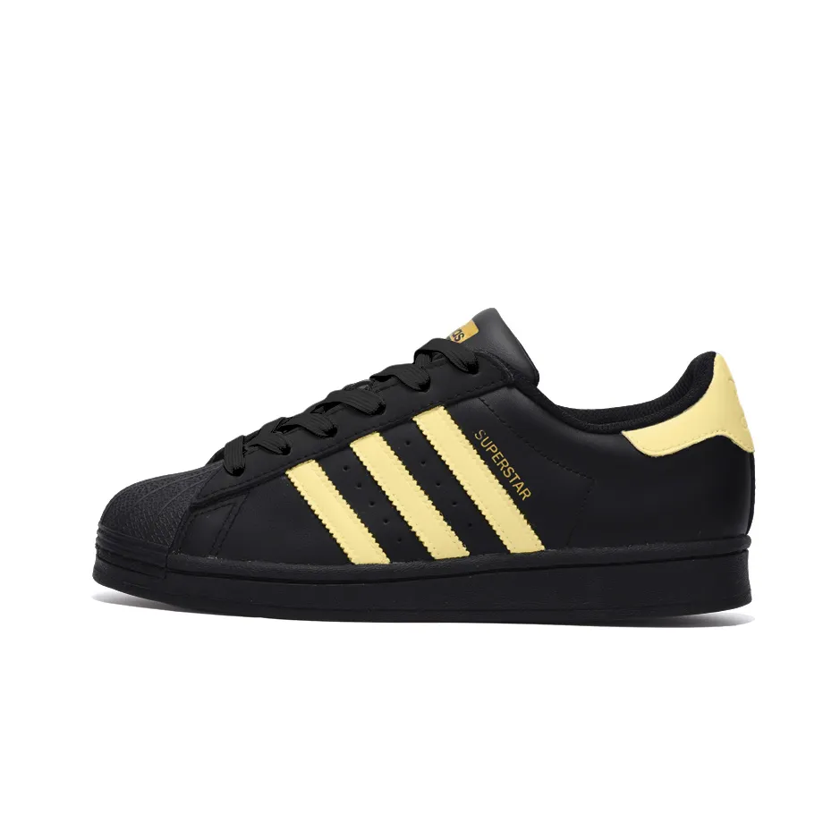 Adidas Originals SUPERSTAR Slip Resistant Abrasion Resistant Low top Skateboard Shoes Unisex Black