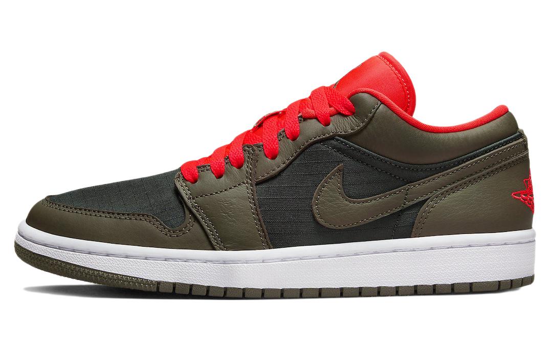 Jordan 1 Low Se Newsprint Olive Grey Women’s