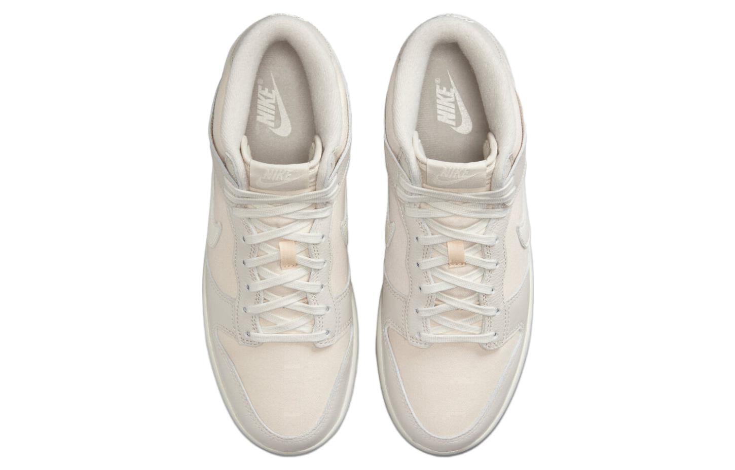 Мужские кеды Nike Dunk "Cream Canvas" (бежевые) — фото 4