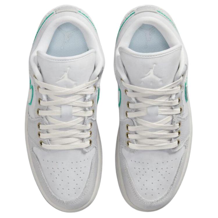 Jordan Air Jordan 1 Low top Vintage Basketball Shoes Women's Gray