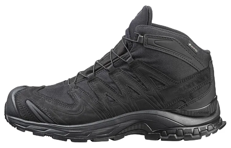 SALOMON XA FORCES GTX Abrasion Resistant Waterproof Mid top Hiking Shoes Unisex Black