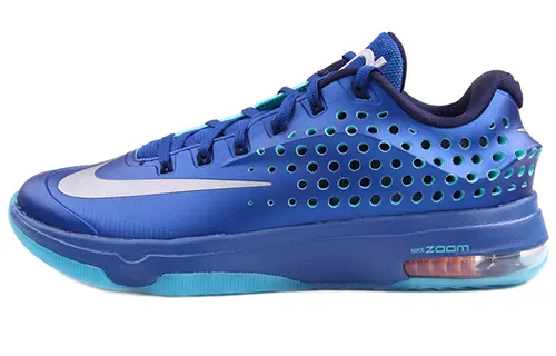 Nike KD 7 Elite Elevate round toe lace-up non-slip lightweight low-top practical basketball shoes men's blue