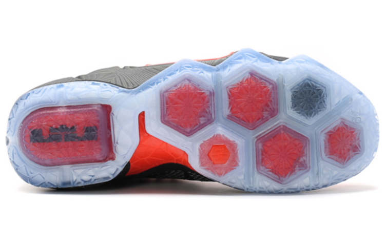 Мужские кроссовки Nike Lebron 12 Court Vision (черные) — фото 5