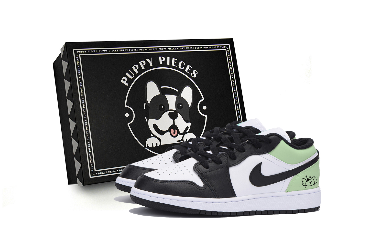 Jordan Air Jordan 1 Vintage Basketball Shoes Men’s Low Top Black Green