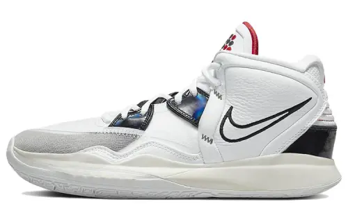 Nike Kyrie Infinity Irving Practical Comfort Middle-Bang Basketball Shoes Men and Women Similar Style White and Black Foreign Version