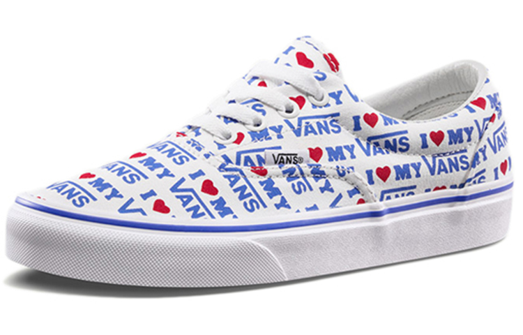 Кеды Vans Era (бело-синие) — фото 2