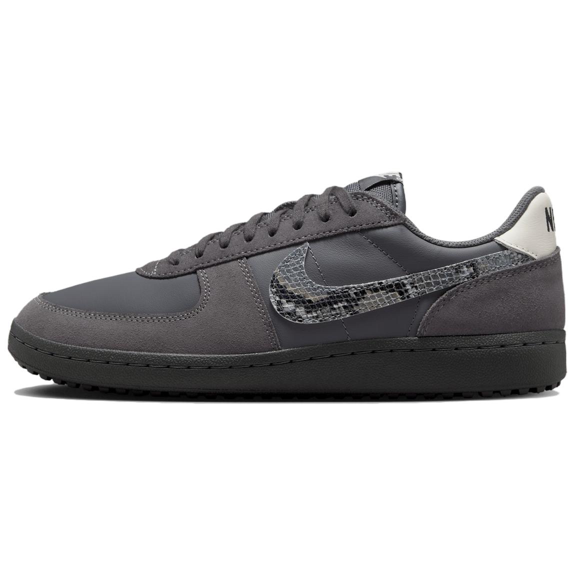 Кроссовки Nike Nike Field General 82 Snake Skin Swoosh (серые)
