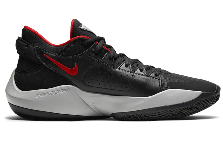 Мужские кроссовки Nike Freak 2 (черный / красный / белый) — Чёрный / красный / белый — фото 2