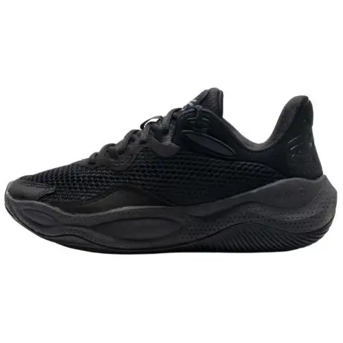 Under Armour Curry Splash 24 Abrasion Resistant Breathable Low top Basketball Shoes Unisex Black