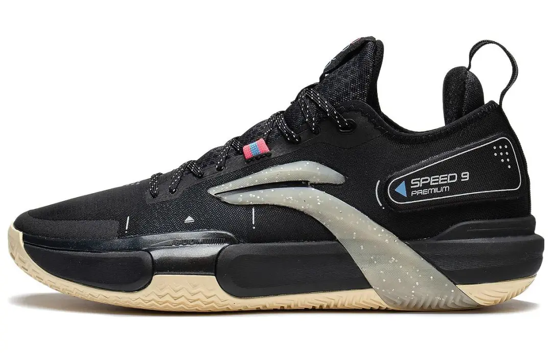 Li Ning Speed 9 Premium Cushioning Slip Resistant Abrasion Resistant Coverage Support Low top Basketball Shoes Men's