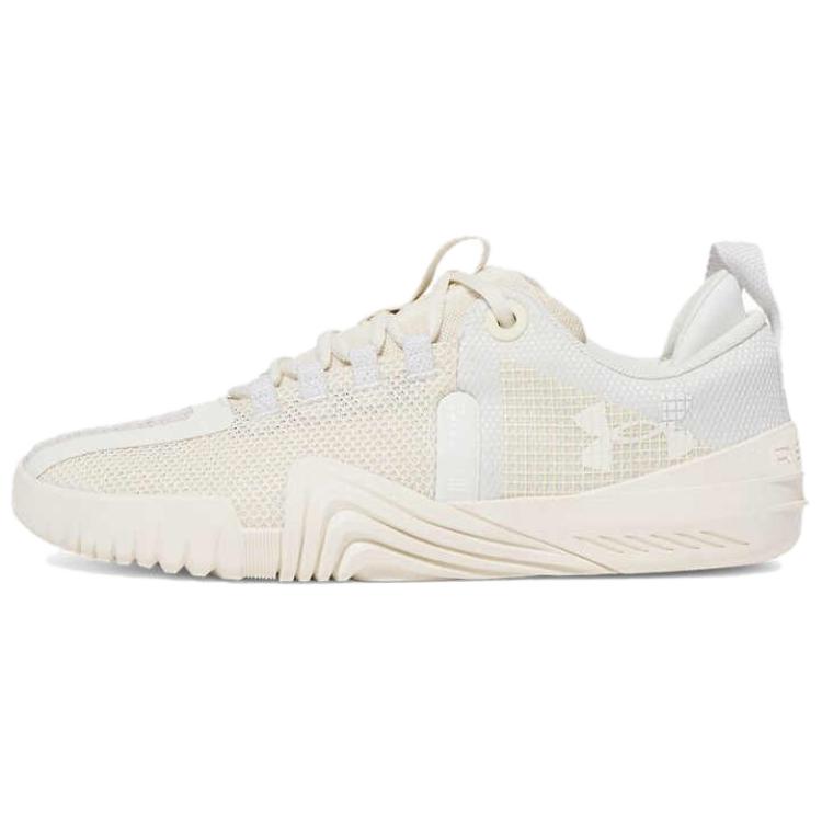 Under Armour Reign 6 Slip Resistant Abrasion Resistant Low top Training Shoes Men’s Beige