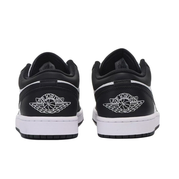 Jordan Air Jordan 1 Cushioning Slip Resistant Low top Vintage Basketball Shoes Men’s Black White