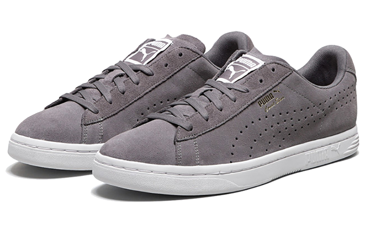 Кеды PUMA Court Star Suede (серо-белые) — Серыйбелый — фото 3