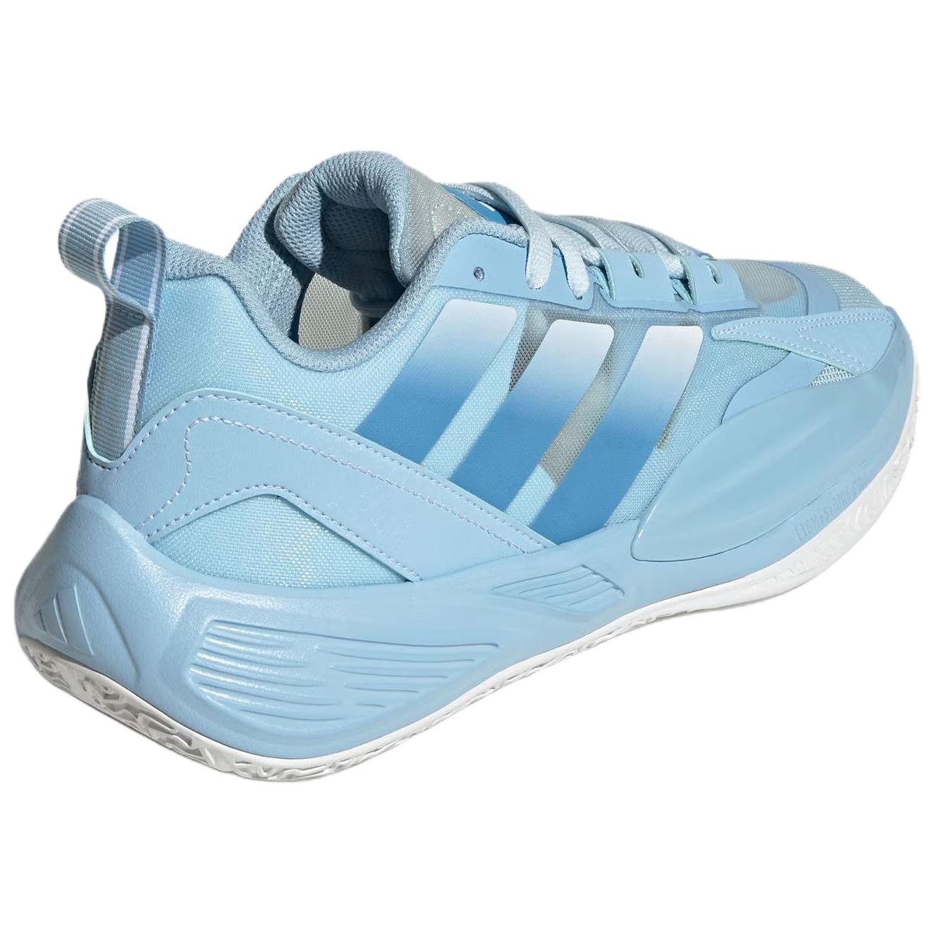 Adidas XENOBURST Fabric Cushioning Breathable Cushioning Breathable Low top Basketball Shoes Unisex Light Sky Blue