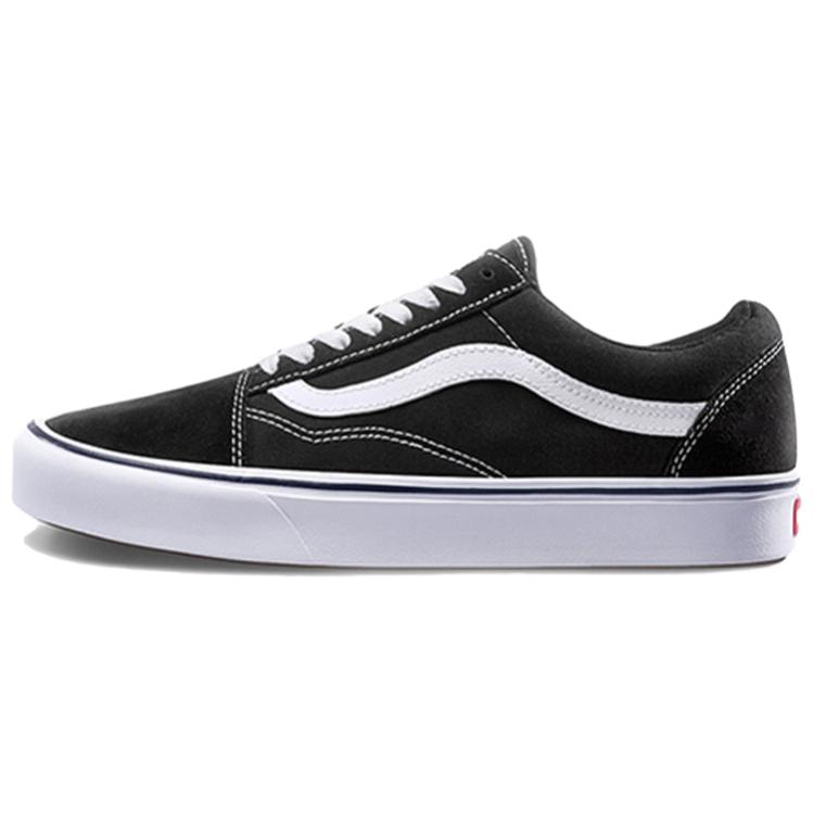 Vans Полотно ComfyCush Old Skool удобное и прочное. классический Легкий вес панель обувь мужские и женские фасон унисекс черный