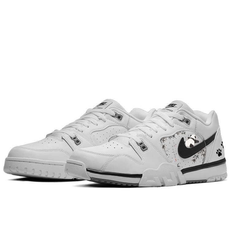 Nike Air Cross Trainer Cushioning Slip Resistant Low top Training Shoes Men’s White