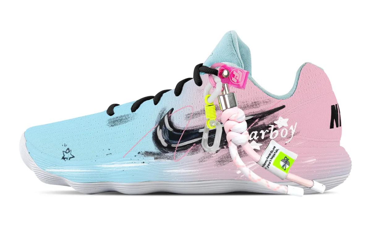 Nike Hyperdunk 2017 Starlight Fantasy Cushioning Coverage Support Low top Basketball Shoes Men's