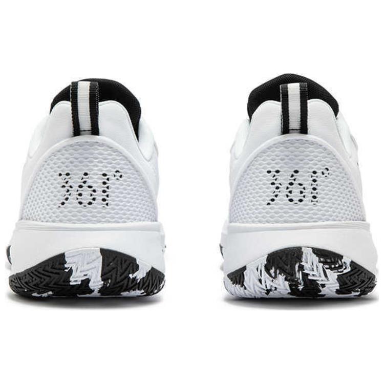 361° Slip Resistant Abrasion Resistant Low top Basketball Shoes Men’s White Black