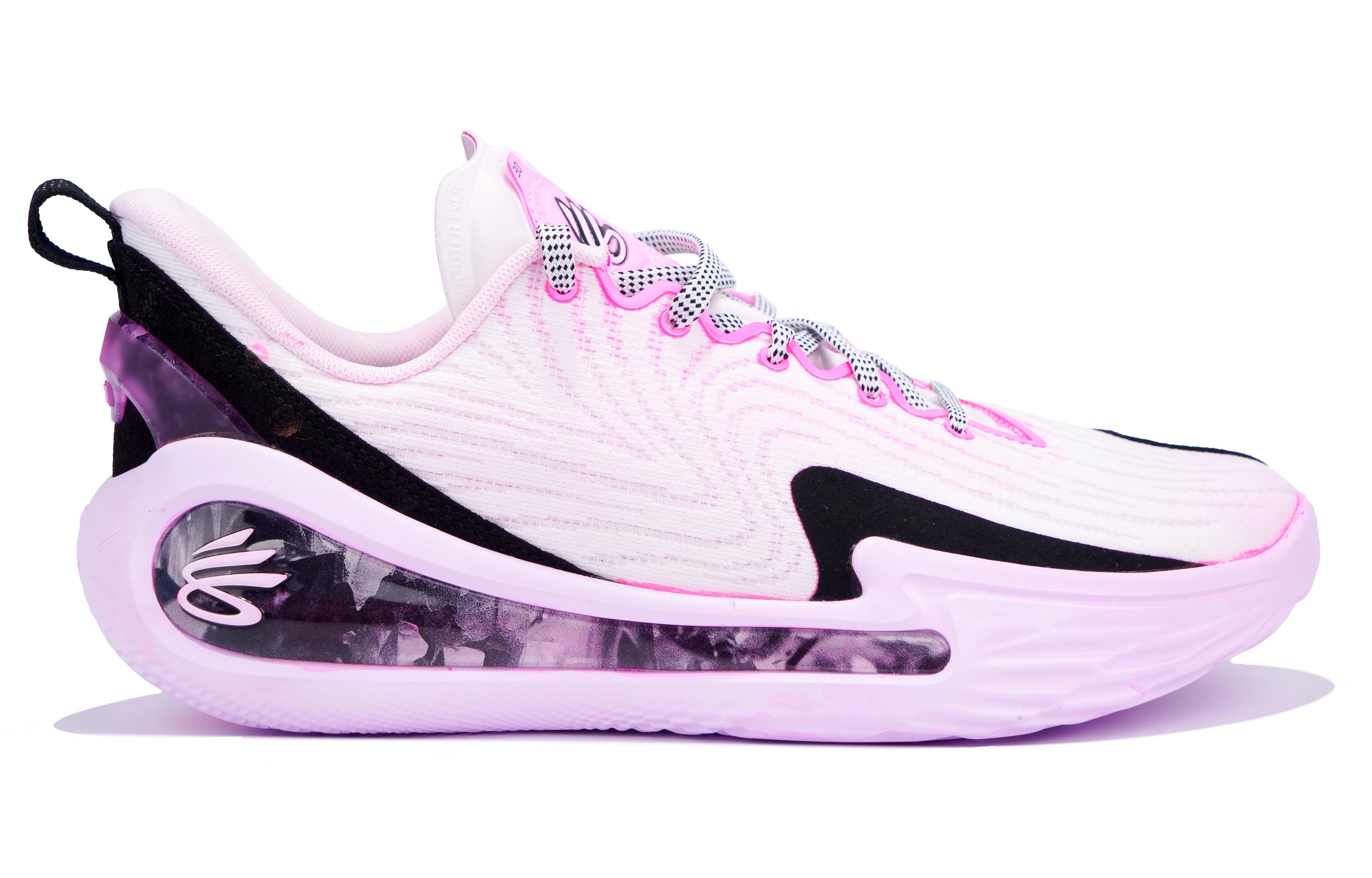 Under Armour Curry 12 Slip Resistant Abrasion Resistant Low top Basketball Shoes Men’s Blue Pink