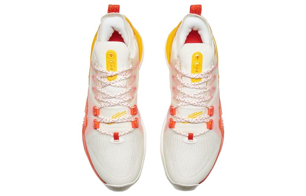 XTEP Jeremy Lin 2SE Low top Basketball Shoes Men’s White Yellow Red