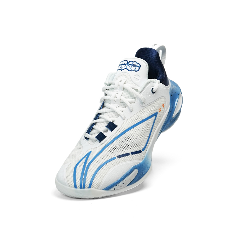 Li Ning Speed 11 Low top Basketball Shoes Men’s White Blue PE Version