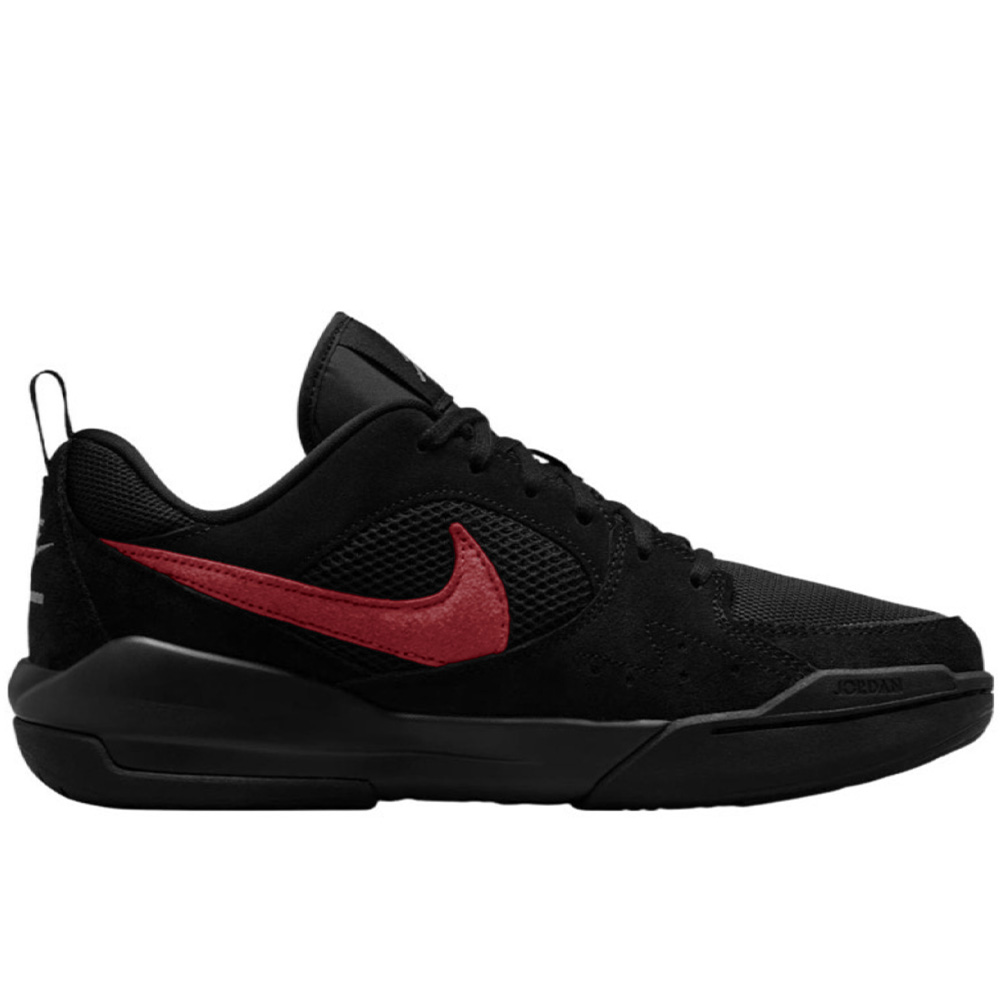 Jordan Air Jordan 1 Vintage Basketball Shoes Unisex Low Top Black Red Yellow