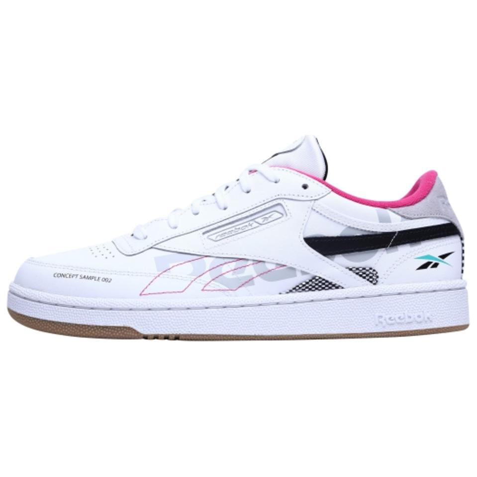 Кеды Reebok Club C 85 ATI 90S (черно-белые)
