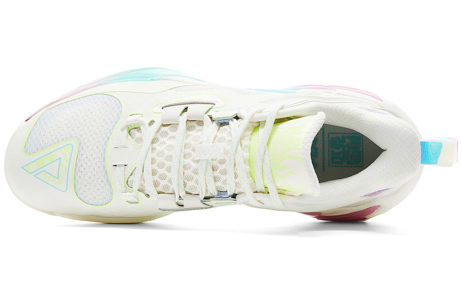 PEAK Shadow Hunter 3.0 Taichi Low top Basketball Shoes Men’s White Peacock Colorway