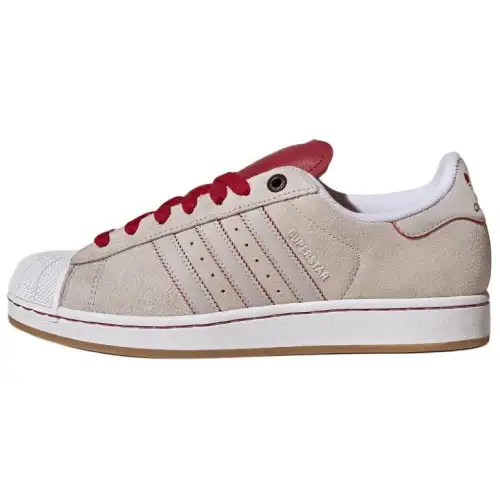 Adidas Originals Superstar 2 Abrasion Resistant Low top Skateboard Shoes Unisex Pink