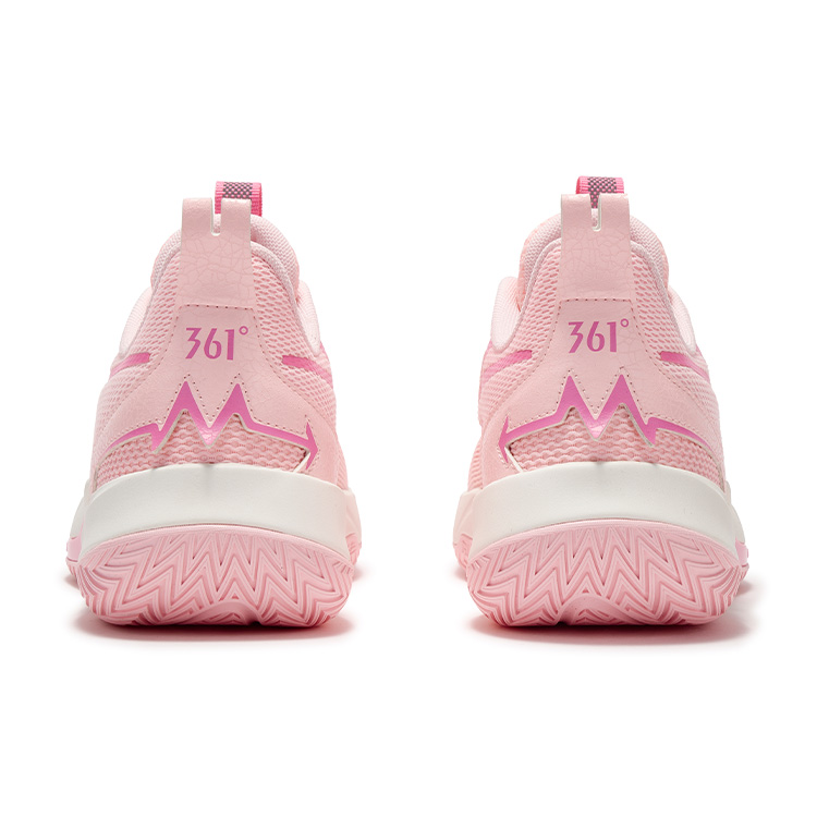 361° Slip Resistant Abrasion Resistant Low top Basketball Shoes Men’s Bubble Gum Pink