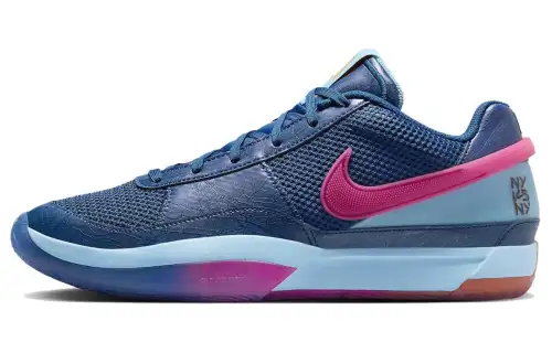 Nike Ja 1 Morant Generation “NY vs NY” Fashionable and Versatile Low-top Basketball Shoes Men’s Blue Pink