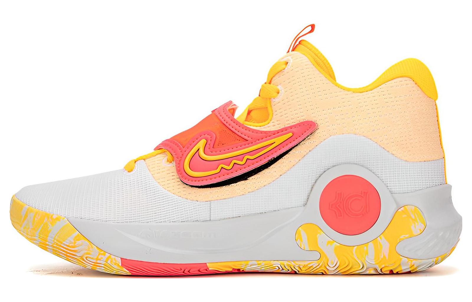Nike KD Trey 5 X EP Durant fashionable and versatile low-top basketball shoes men's orange gray