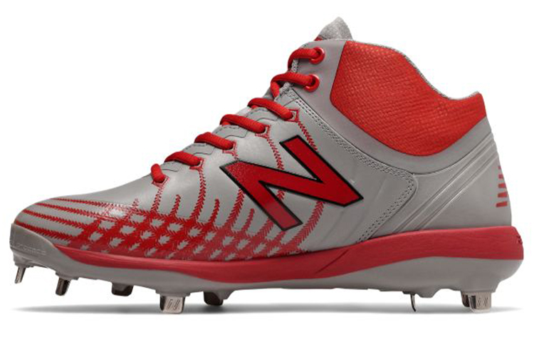 New Balance 4040 V5 Training Shoes Men's Mid Top Gray/Red